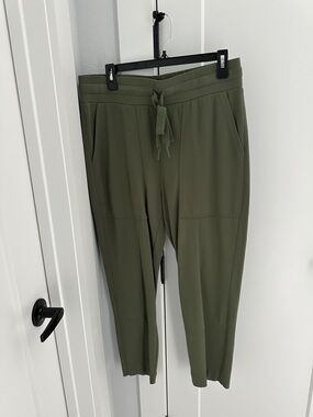 CAbi Olive Green Pull-On Jogger Pants